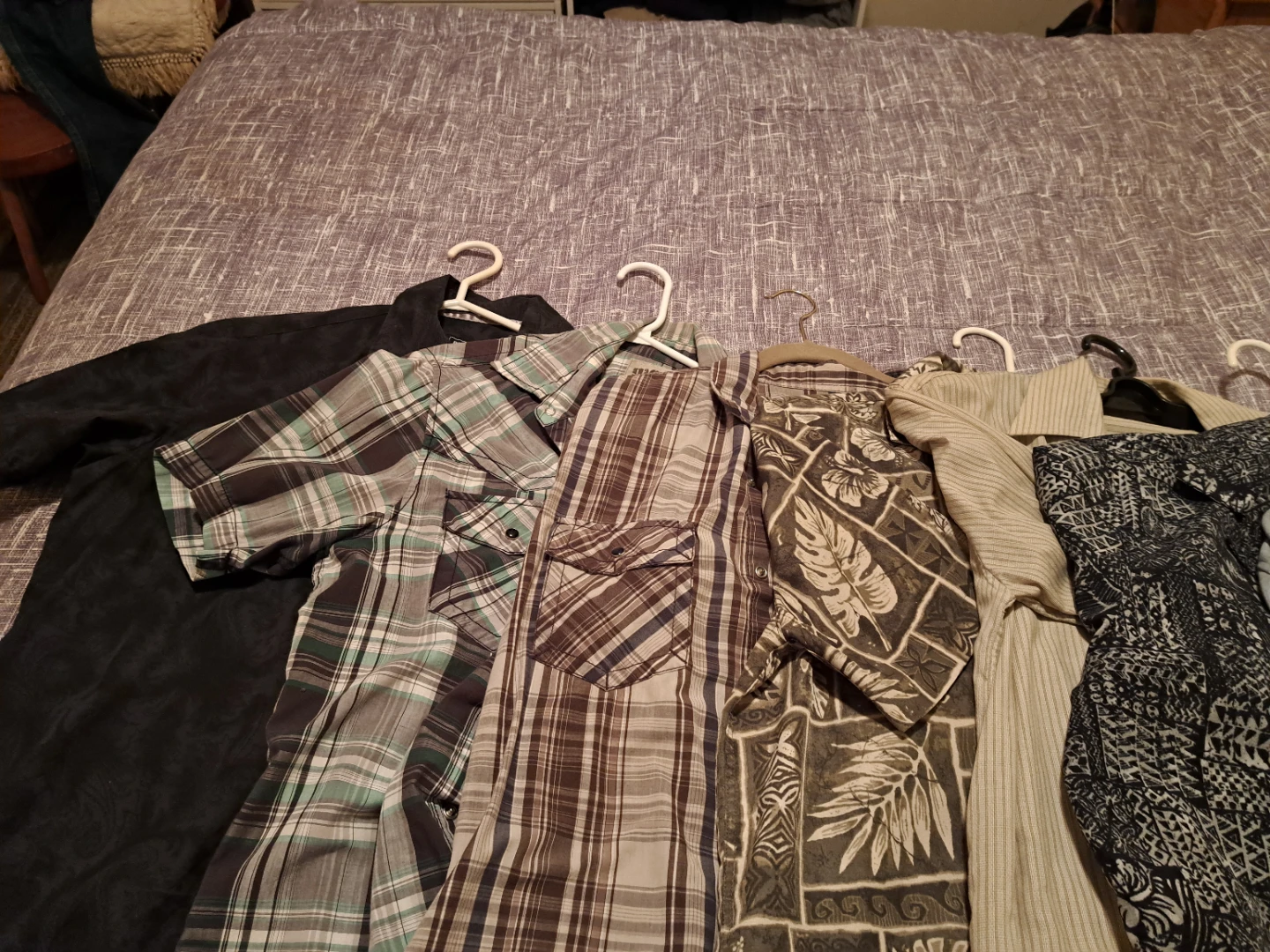 Bundle of Men's Short Sleeve Button-Up Shirts
