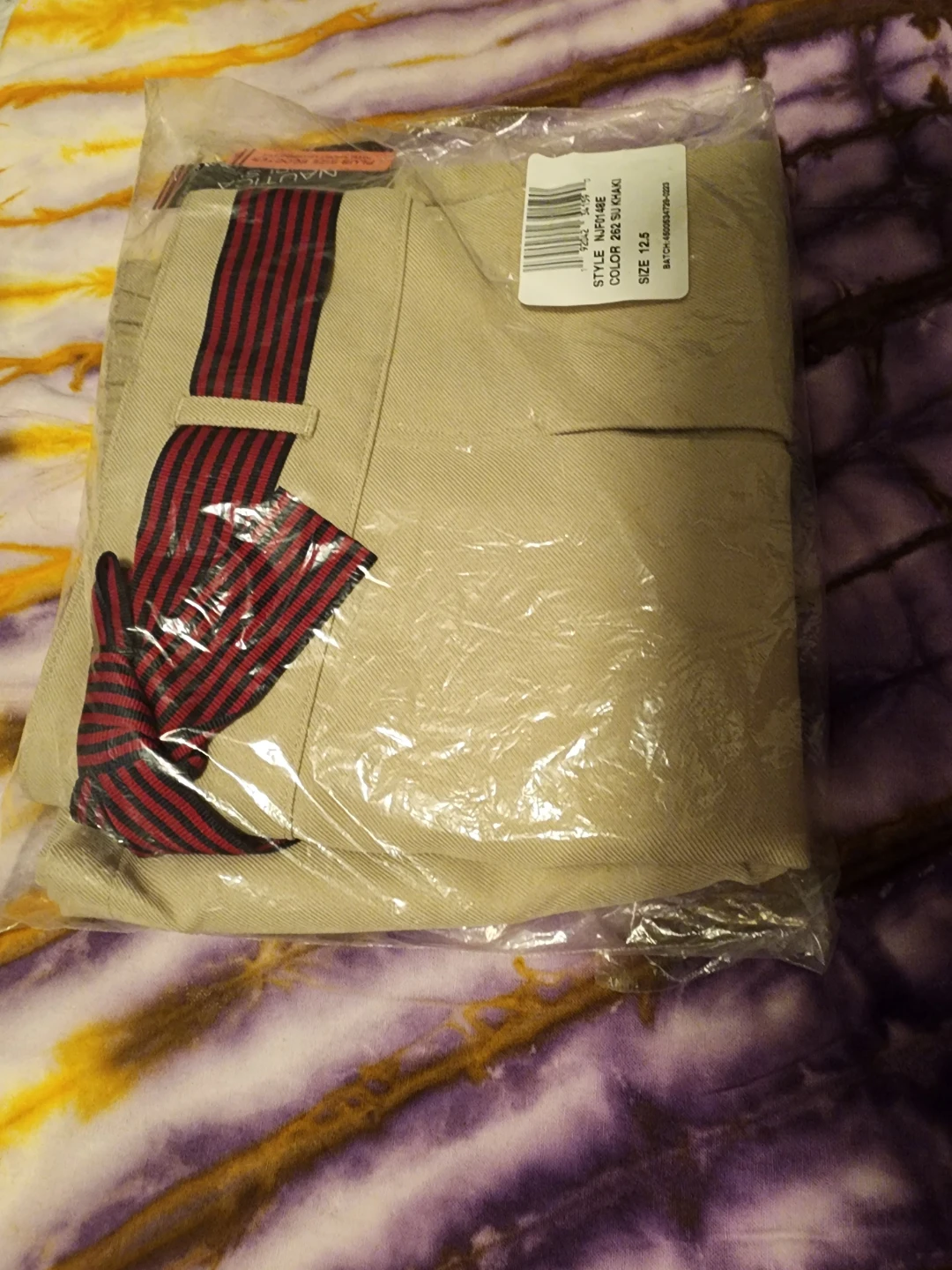 Nautica Girls School Uniform Skirt Size 12.5 Khaki - photo 3