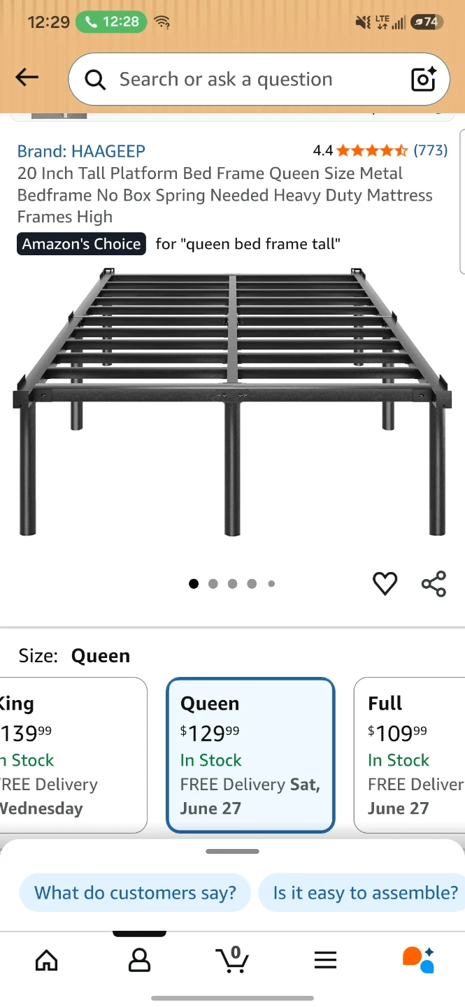 MOLBLLY Queen Size Mattress and Bed Frame - photo 4