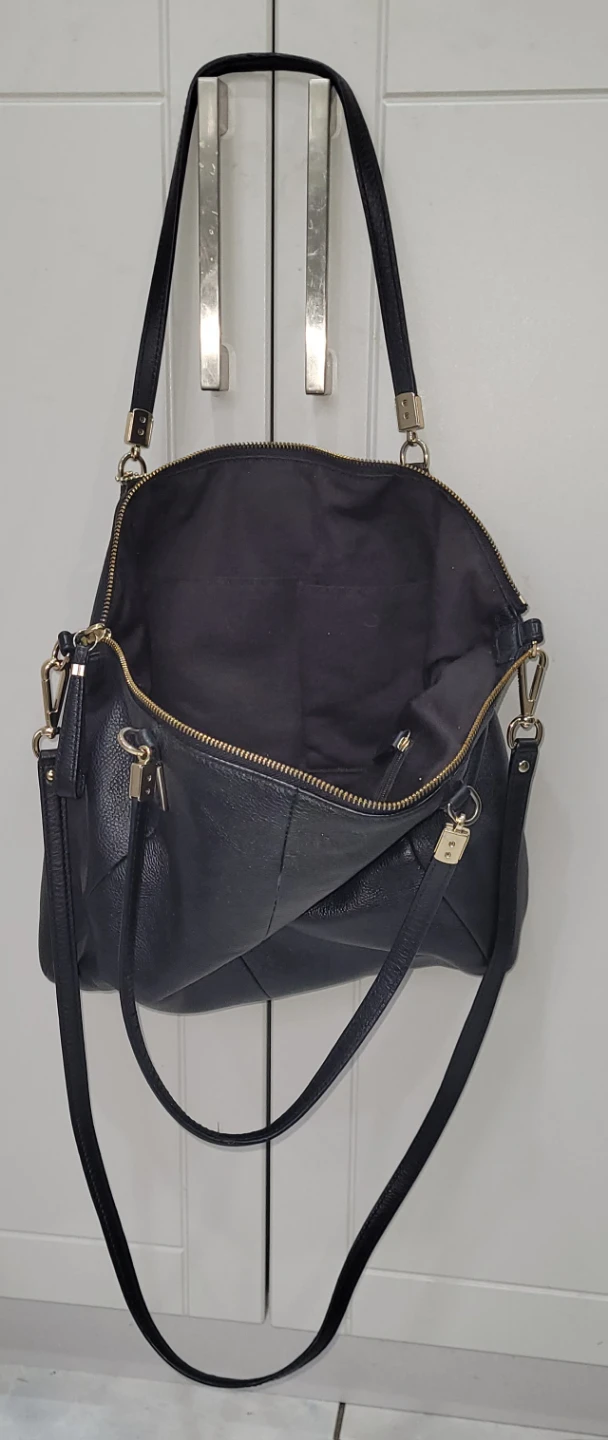 Black Leather Coach Purse