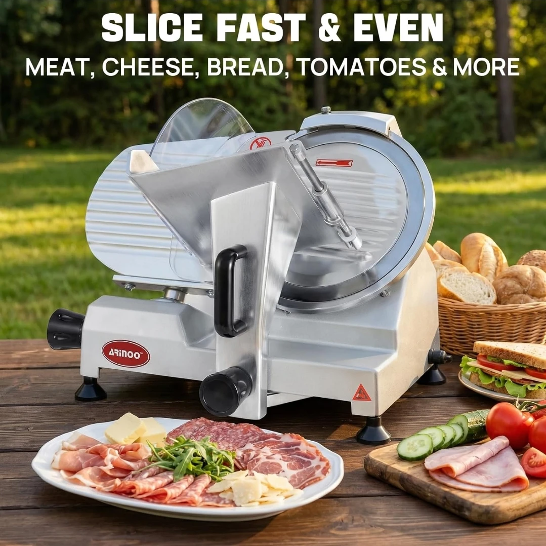 ARINOO Meat Slicer 8.5" Blade - photo 3