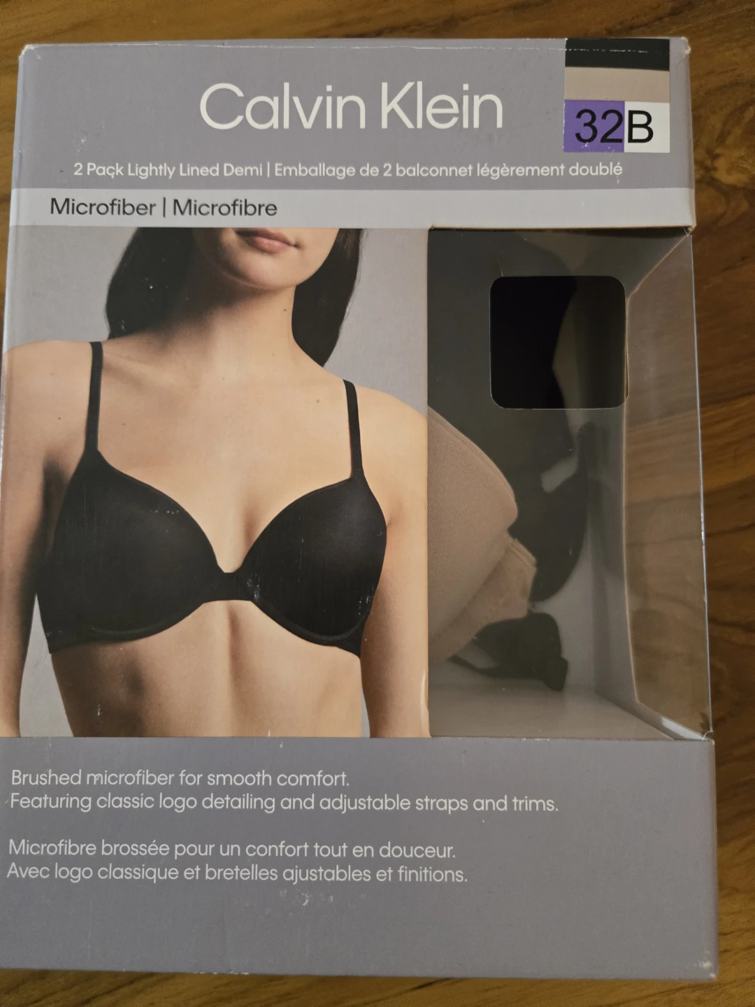 Calvin Klein 2 Pack Lightly Lined Demi Bras