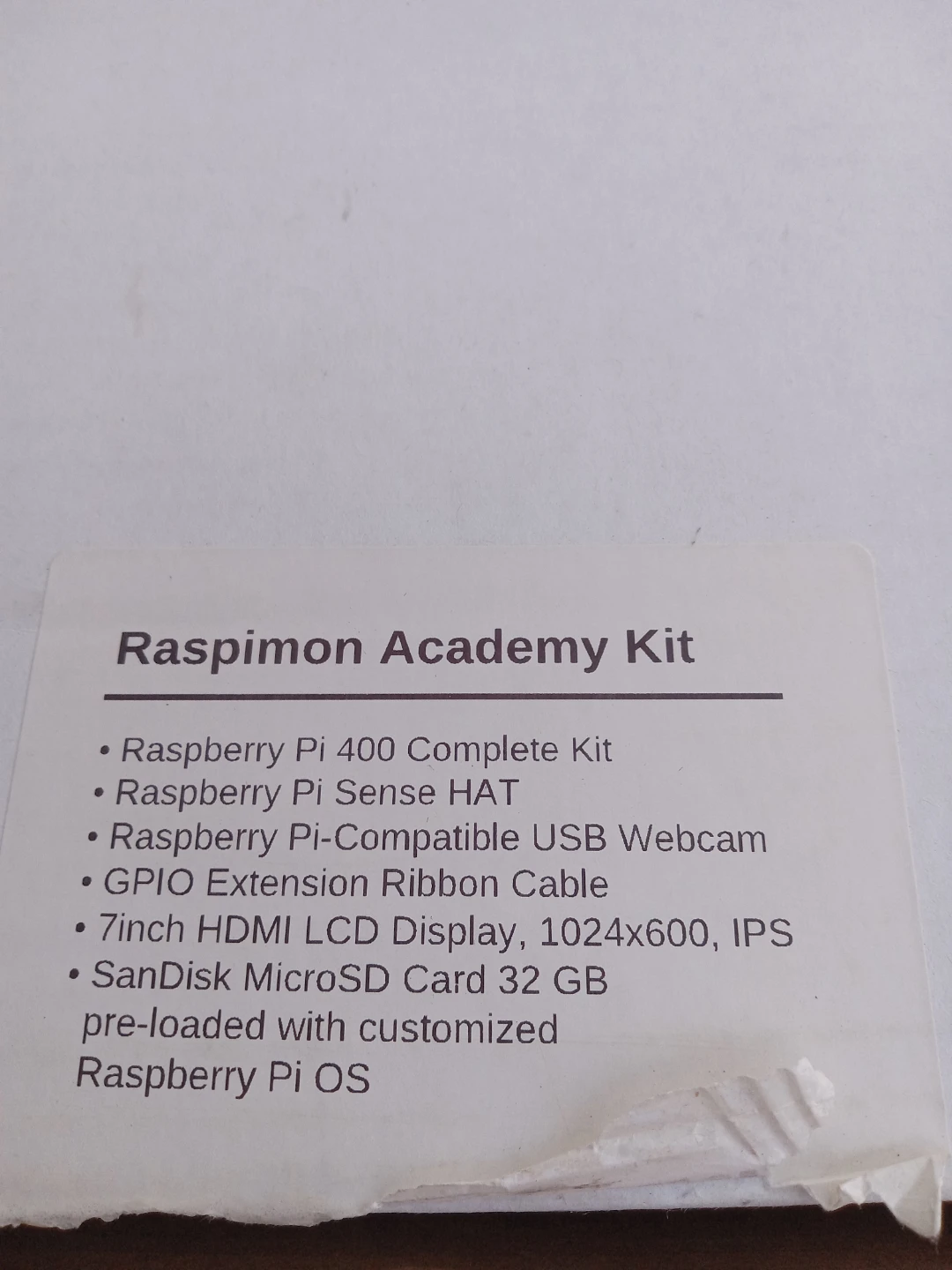 Raspimon Academy Kit - Raspberry Pi 400 Complete Kit - photo 2