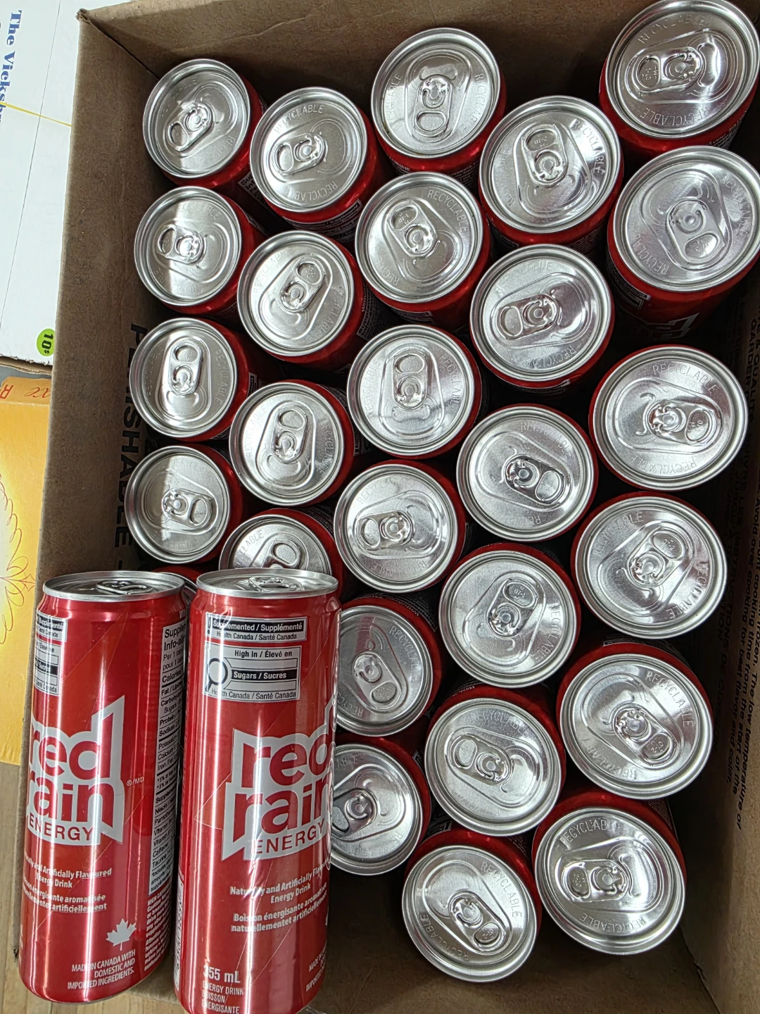 Red Rain Energy Drink - 55 mL cans