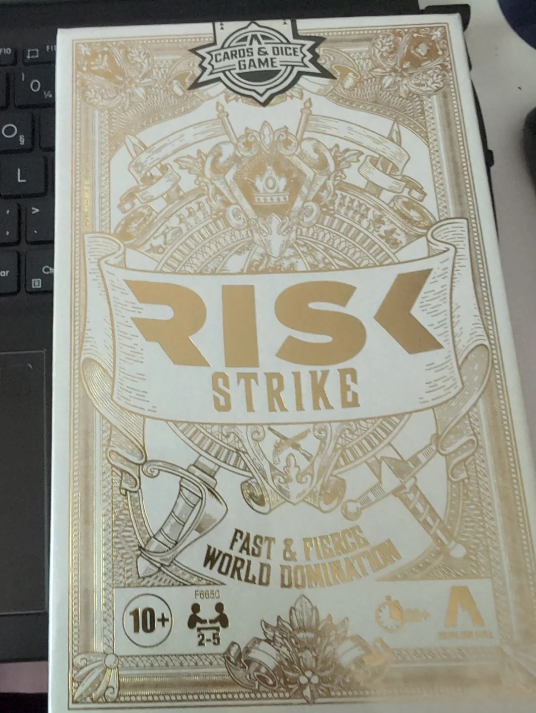 Risk Strike Card and Dice Game