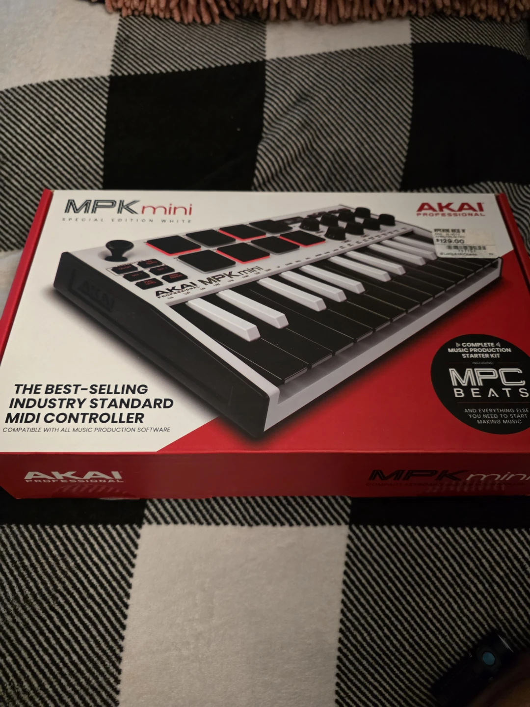 AKAI MPK Mini MK3 Special Edition White MIDI Controller