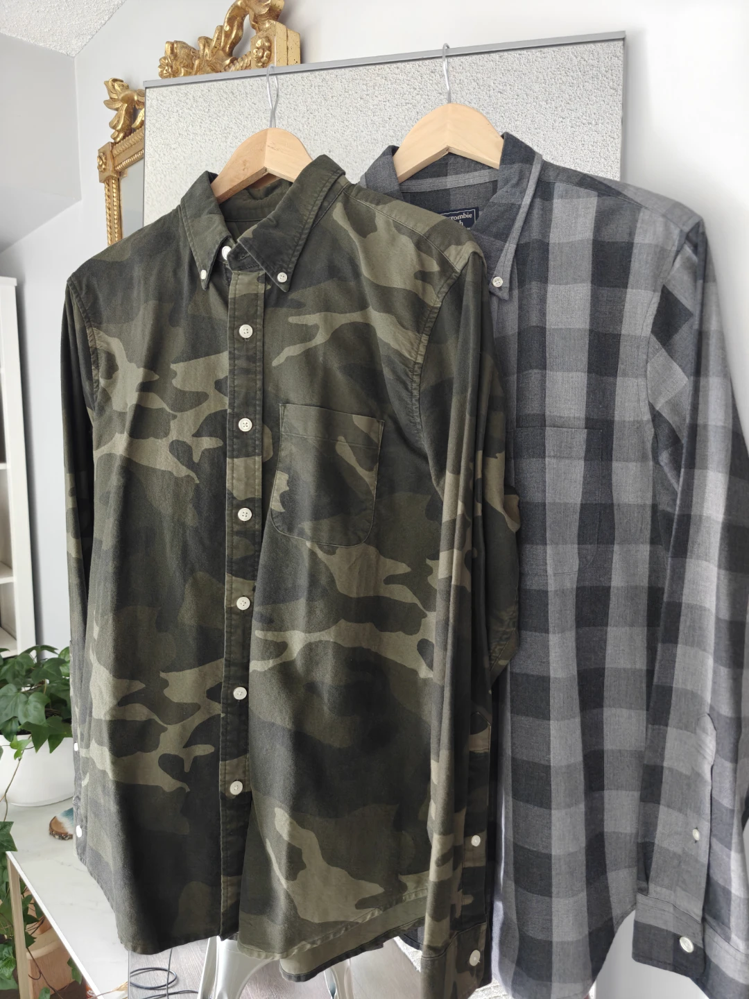 3 Abercrombie & Fitch Men's Button-Up Shirts