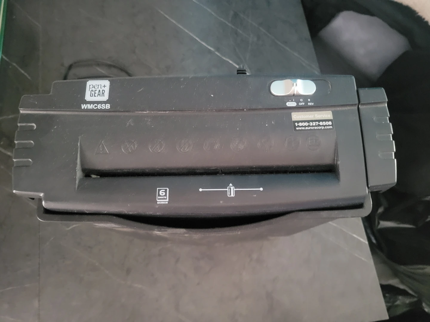 Pen & Gear Paper Shredder - photo 2