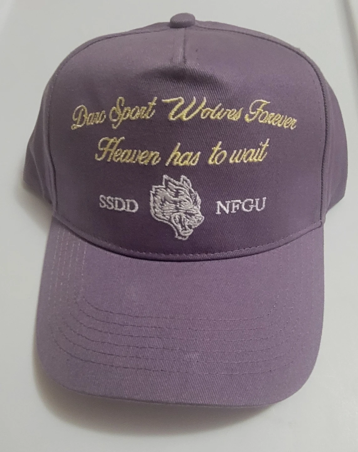 Darc Sport "Heaven Has To Wait" Vintage Plum 5 Panel Hat