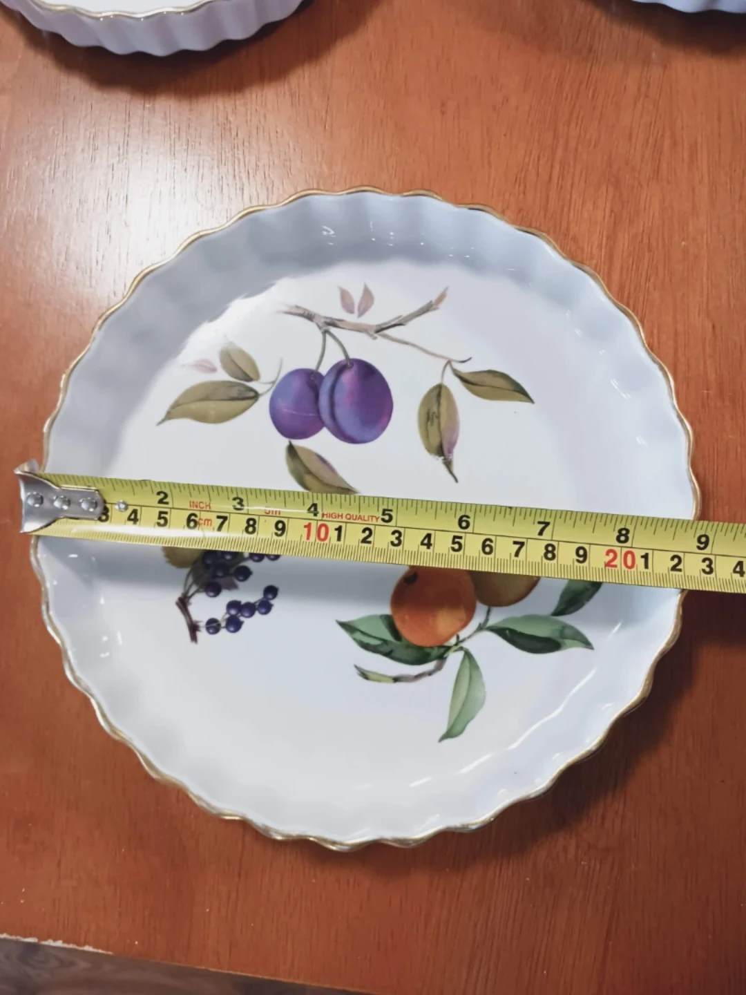 ⚽  Royal Worcester Evesham Fruit Tart/ casserole Dish - photo 3