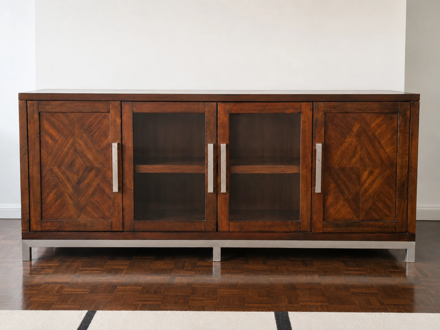 70" media console