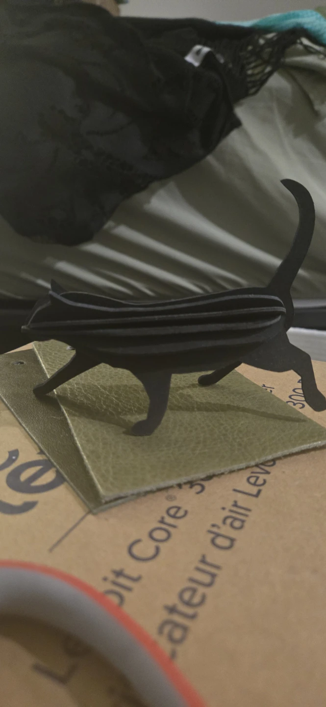 ⚽️ Black Cat Silhouette Desk Decor - photo 2