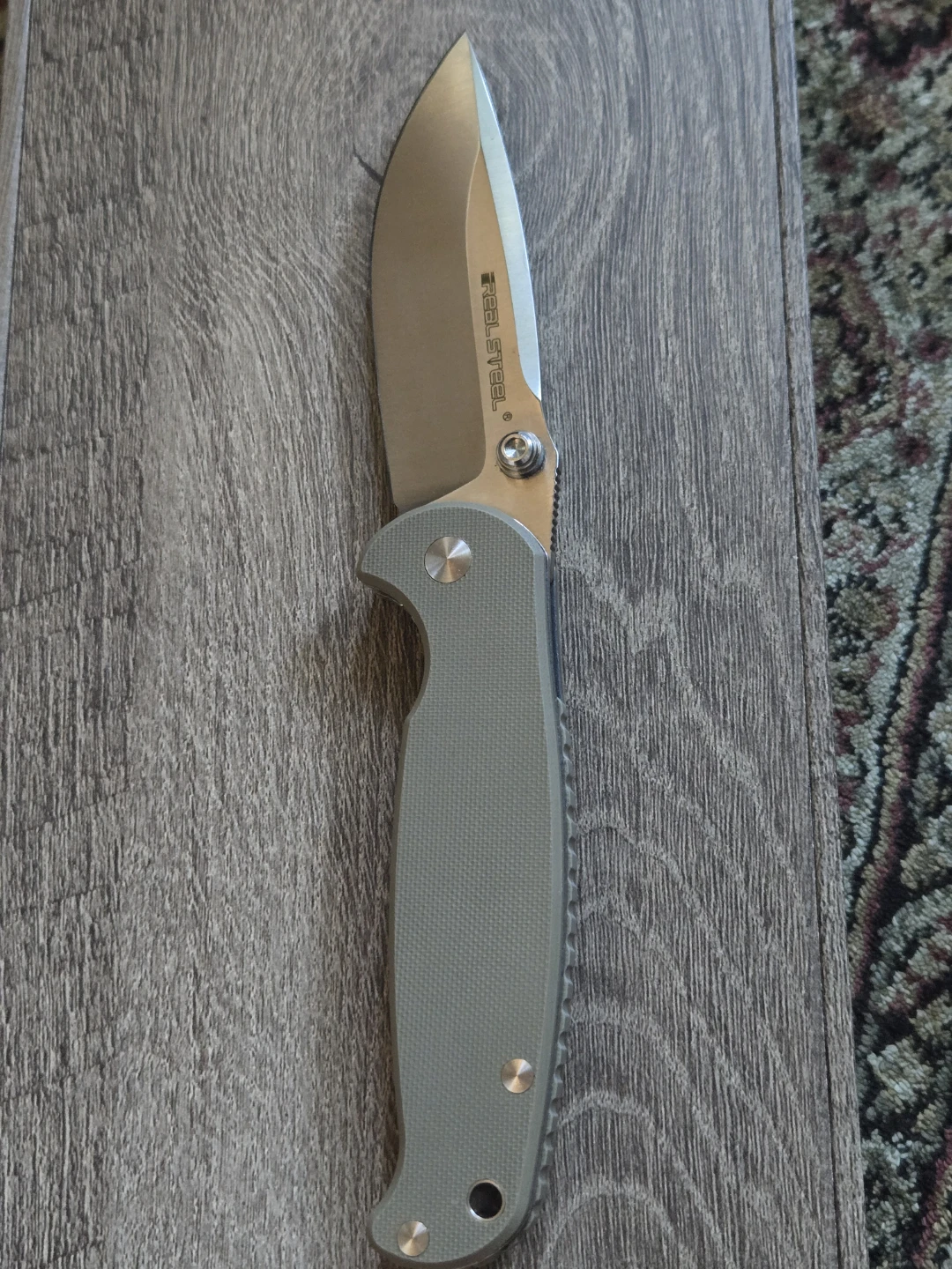 Real Steel H6 Blue Sheep Knife - photo 3