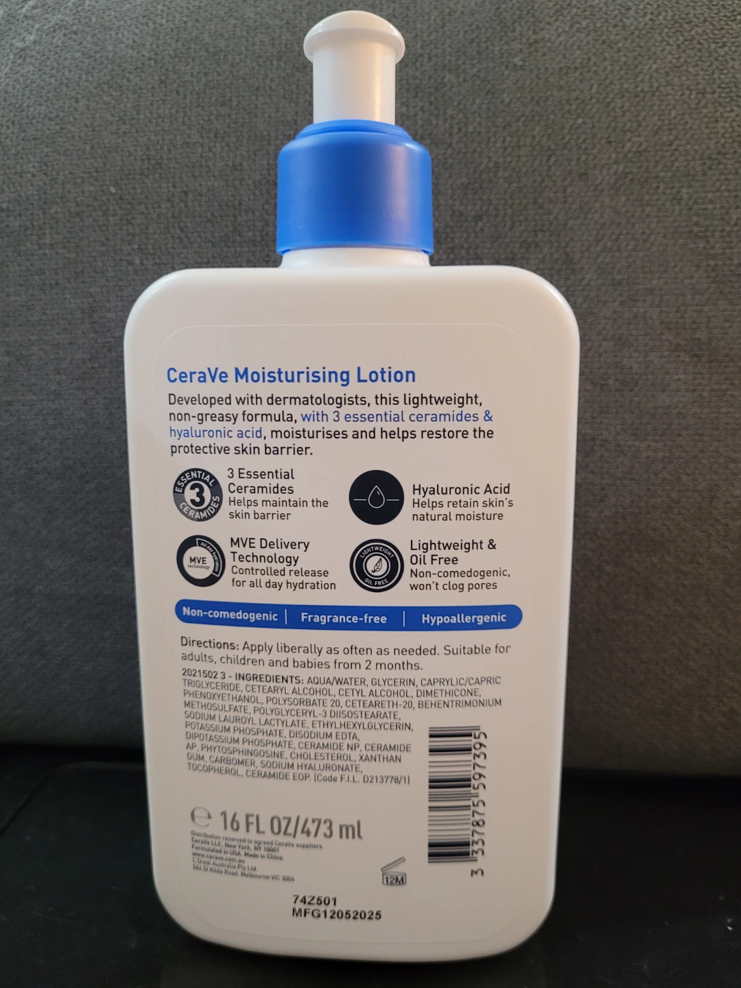CeraVe Moisturising Lotion - 16 oz / 473 ml - photo 2