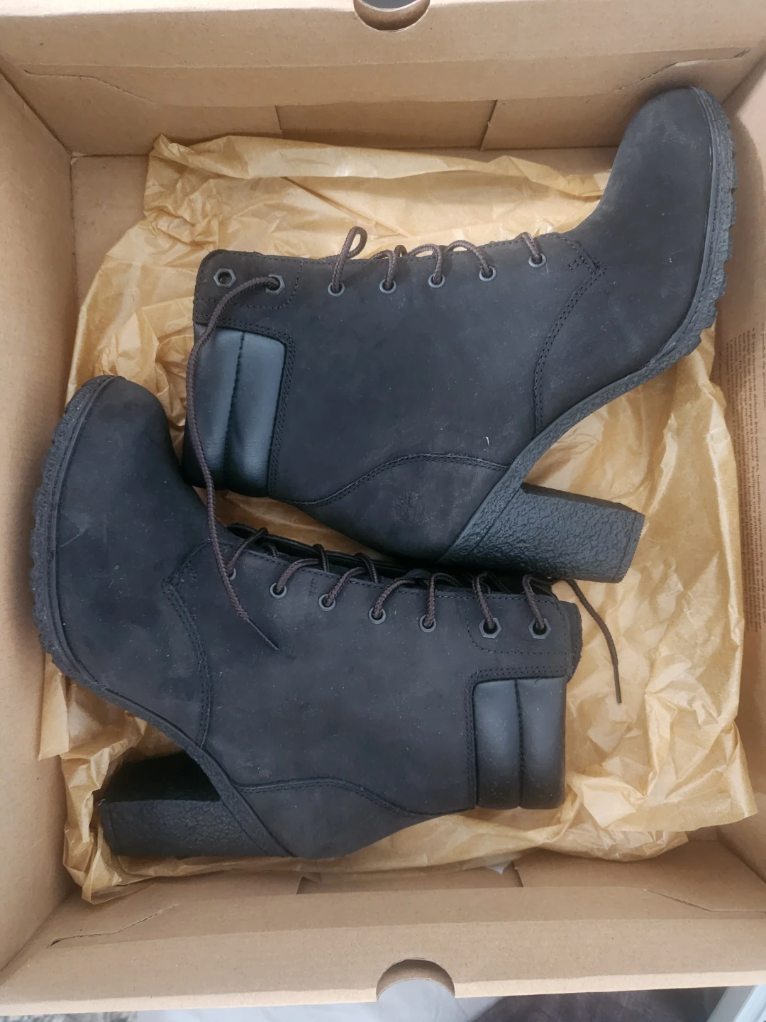 Timberland Women's Black Lace-Up Ankle Boots