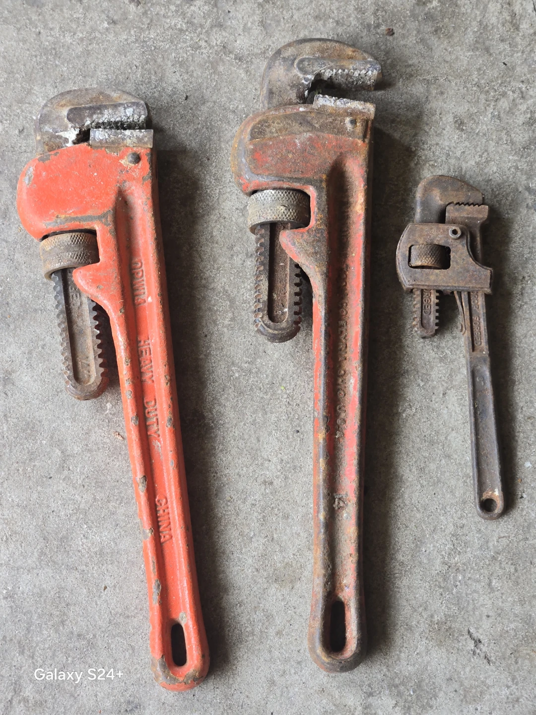 Assorted Pipe Wrenches and Plumbing Fittings - photo 3