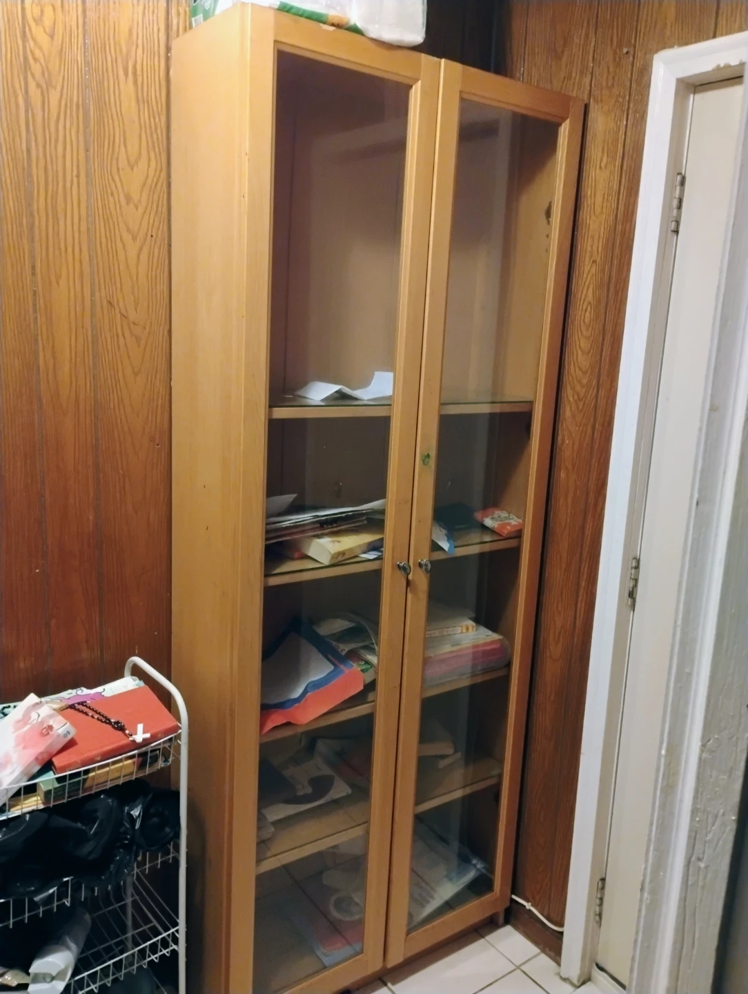 Tall Glass Door Display Cabinet - photo 3