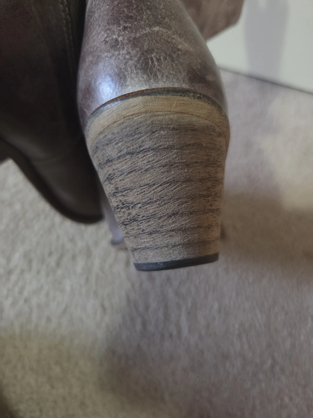 B2 Ladies Brown Leather Cowboy Boots - photo 5