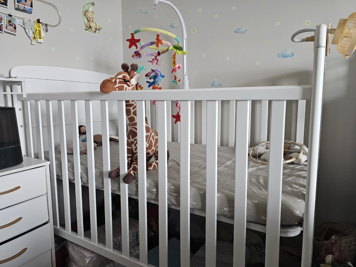 White Baby Crib