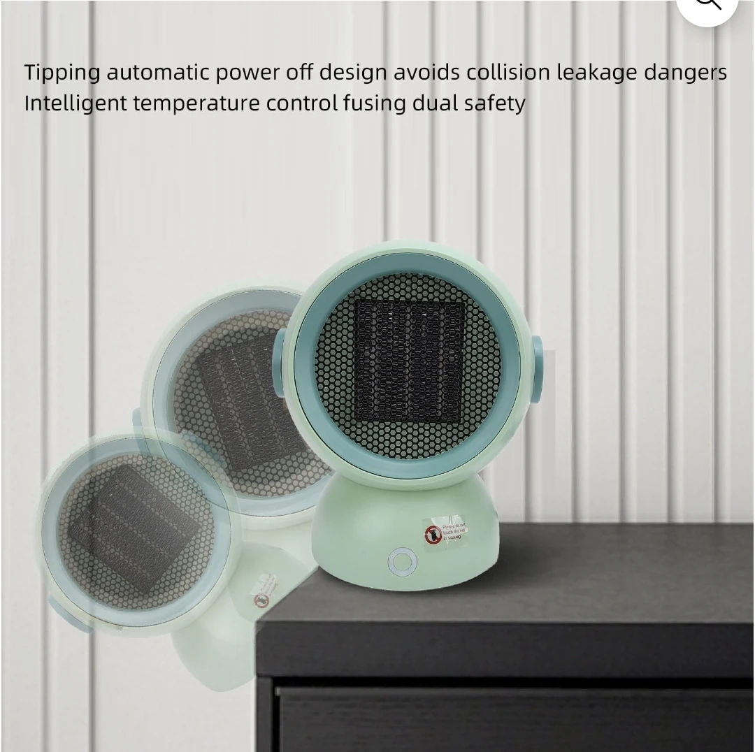 NEW Electric Space Heater Desktop Heater for Indoor Use - photo 3