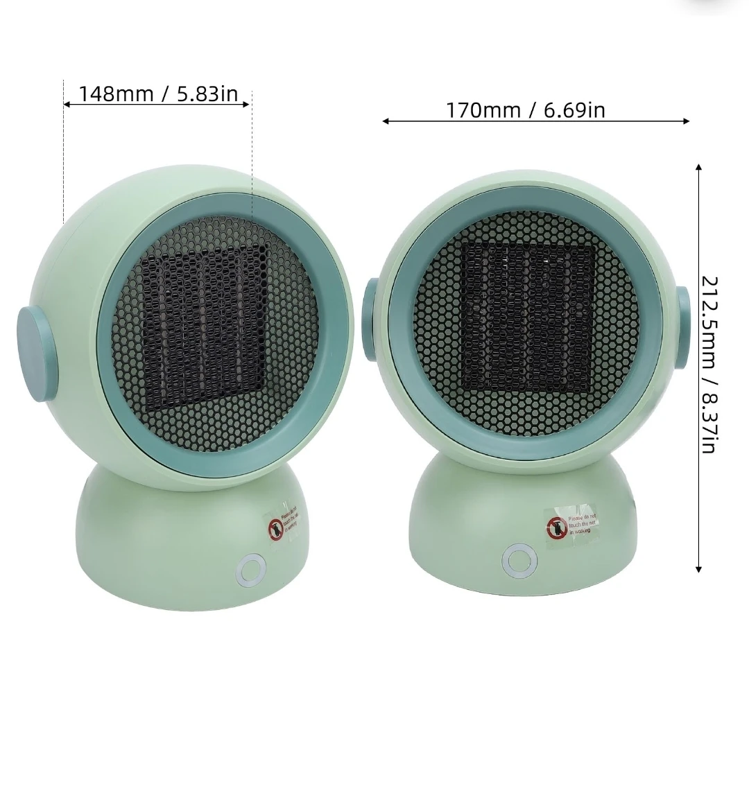 NEW Electric Space Heater Desktop Heater for Indoor Use - photo 4
