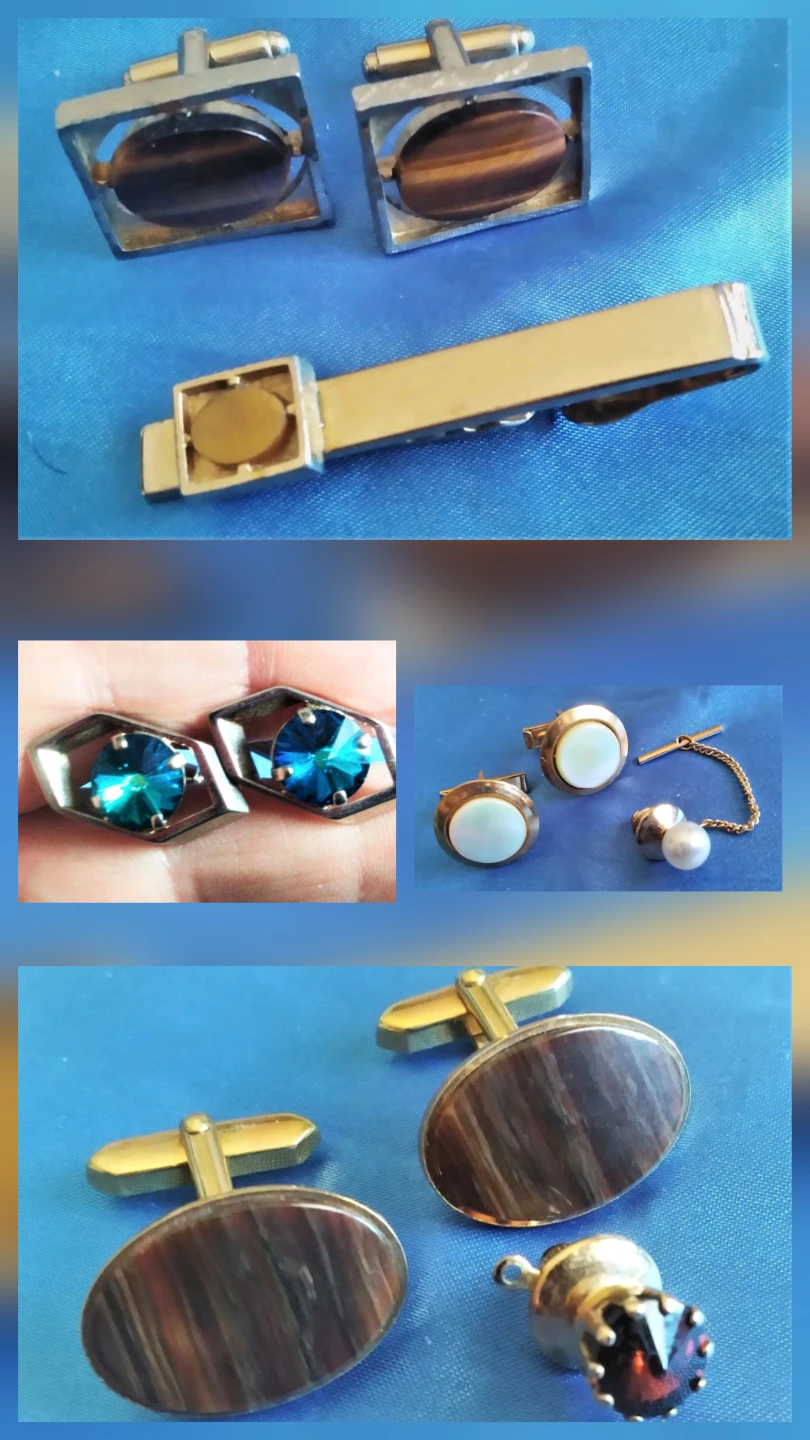 Cufflinks and Tie Clip Sets