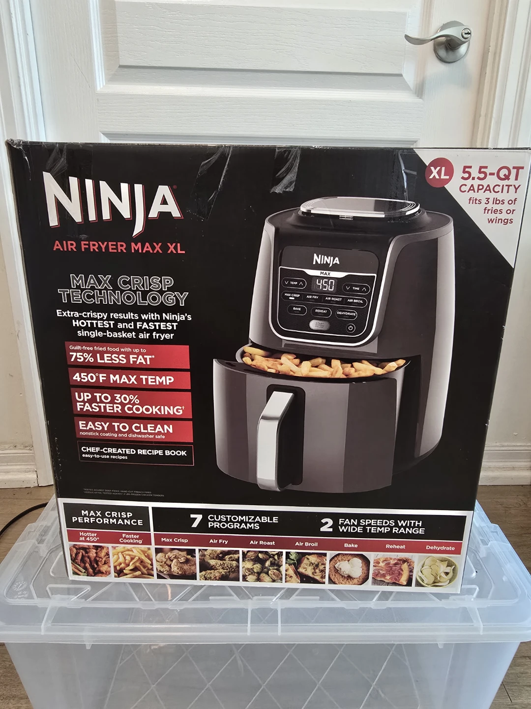 Ninja Air Fryer Max XL | 5.5-Qt Multi-Cooker | Model: AF161 - photo 5