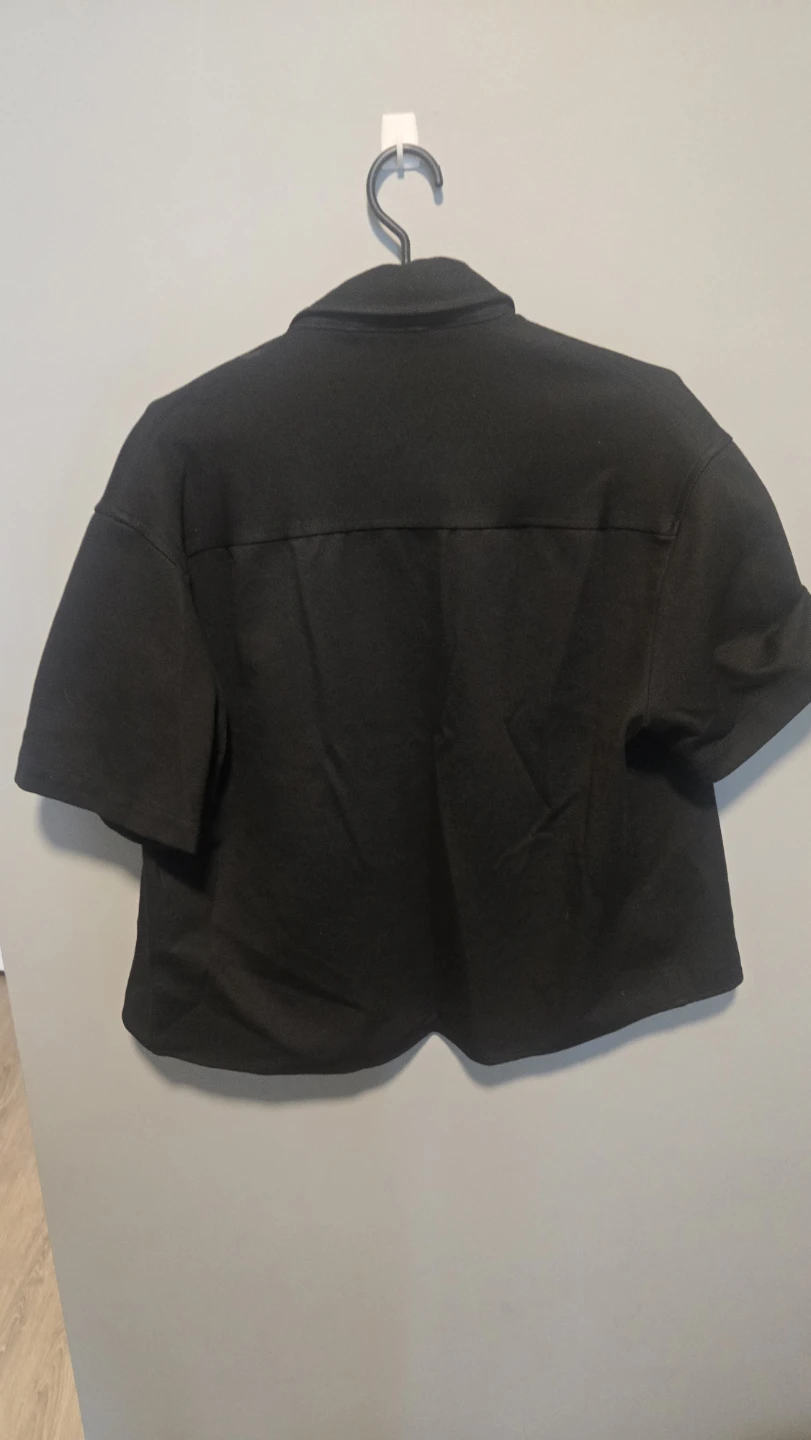 Zara Black Short Sleeve Button-Up Shirt - Need gone asap - photo 2