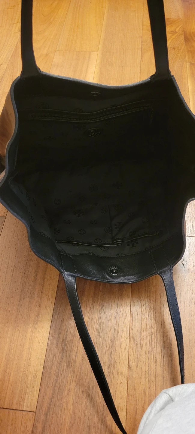 Tory Burch Black Leather Tote Bag - photo 2
