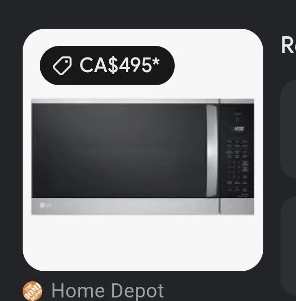 LG Over-the-Range Microwave - photo 4