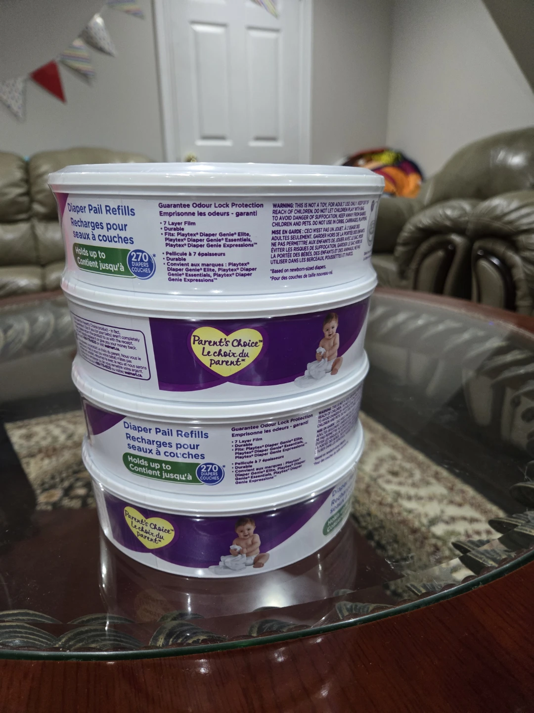 Parent's Choice Diaper Pail Refills (4 Pack) - photo 2