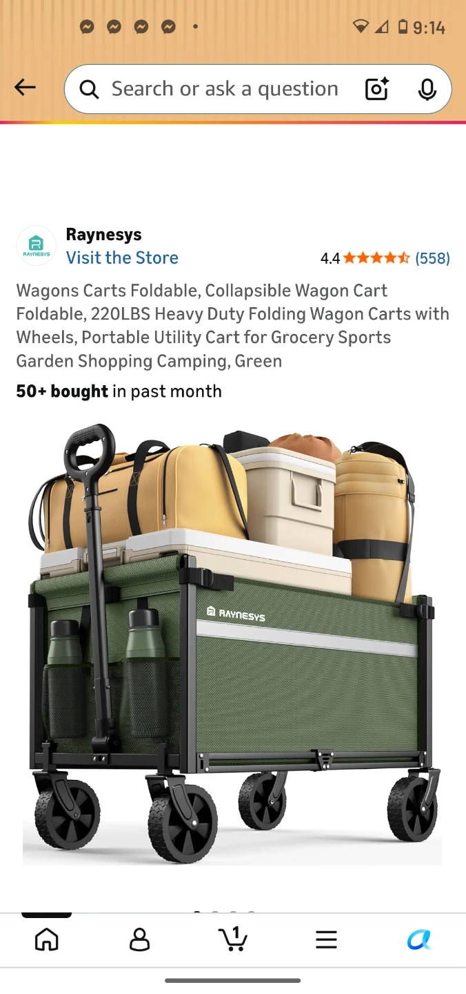 Collapsible Folding Wagon Cart