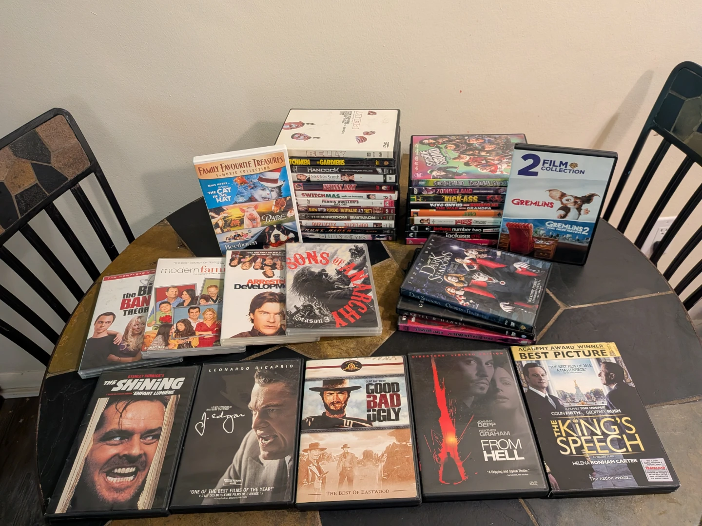 Collection of DVDs