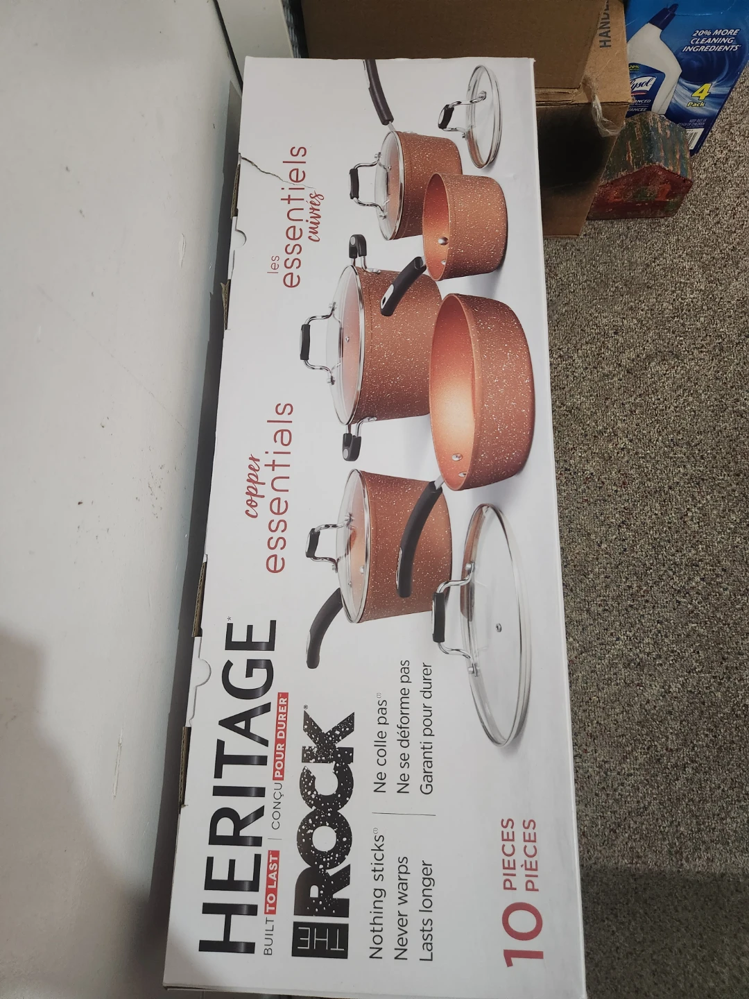 Heritage The Rock Copper Essentials Cookware Set, 10-pc - photo 3
