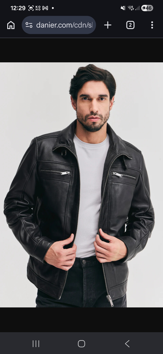 Danier Black Leather Jacket - photo 2