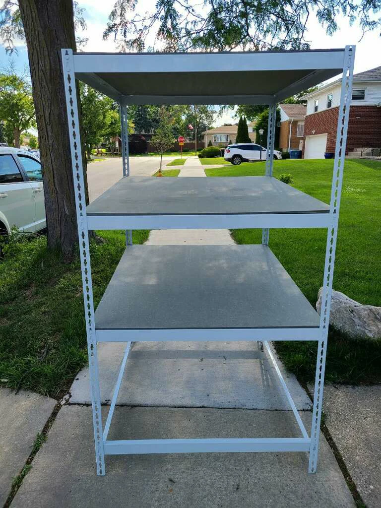 4-Shelf Metal Storage Rack 48x42x84