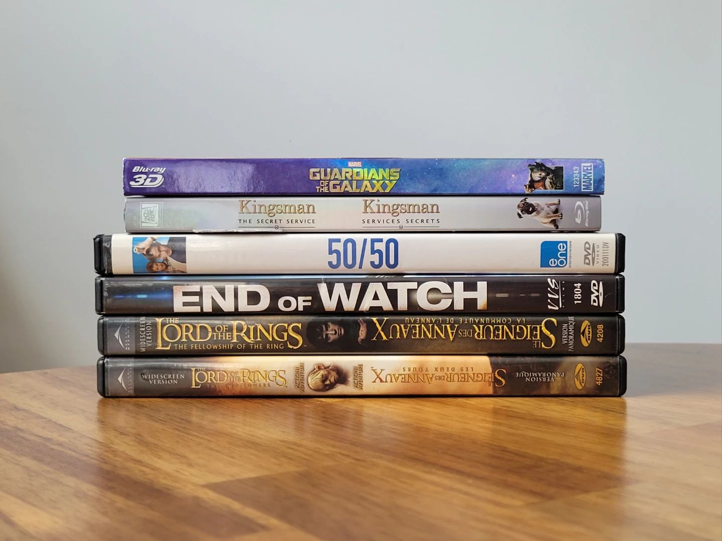 Six Assorted Movies on Disc