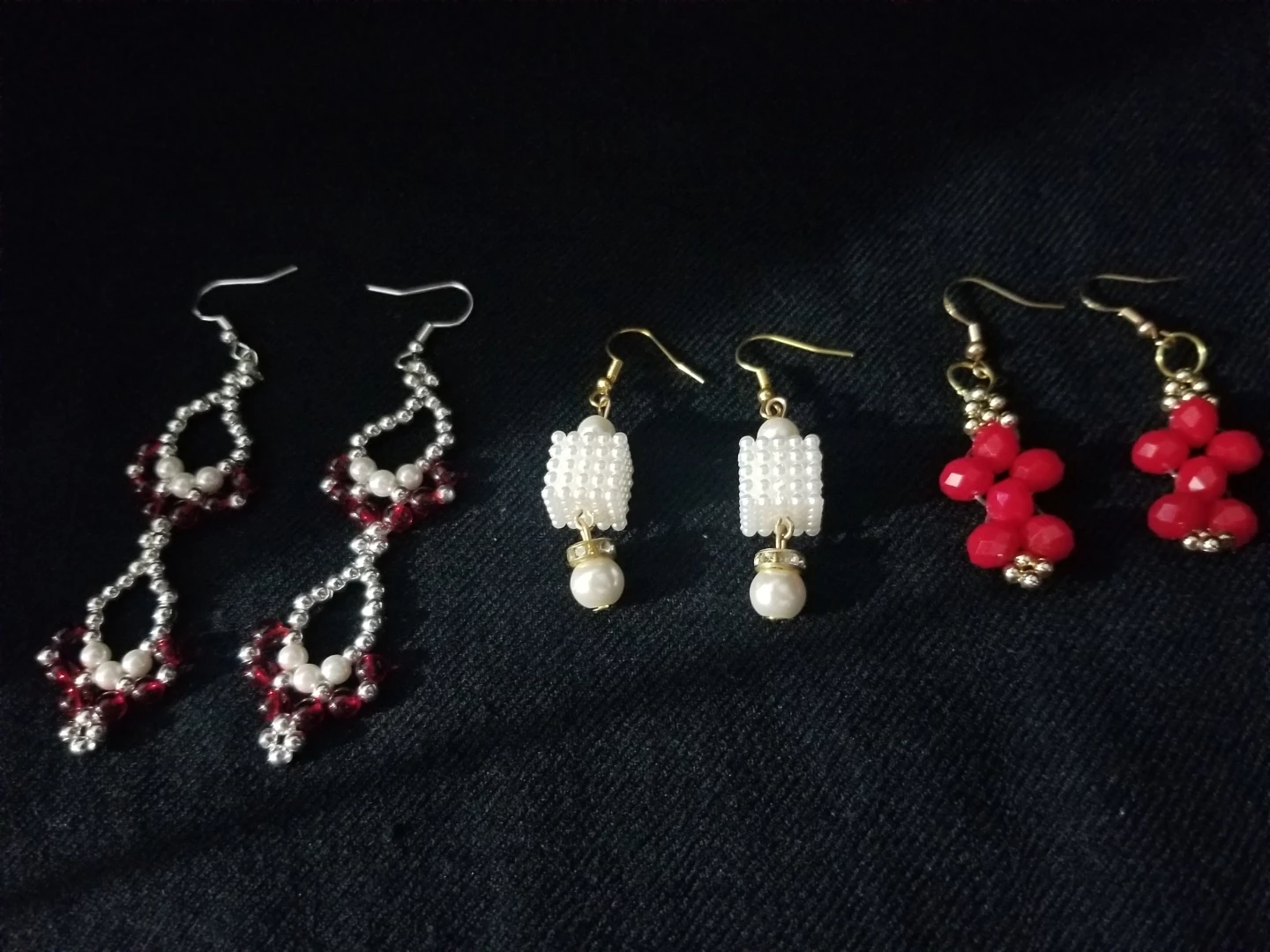 Bundle of Gorgeous Beaded Earrings - photo 5