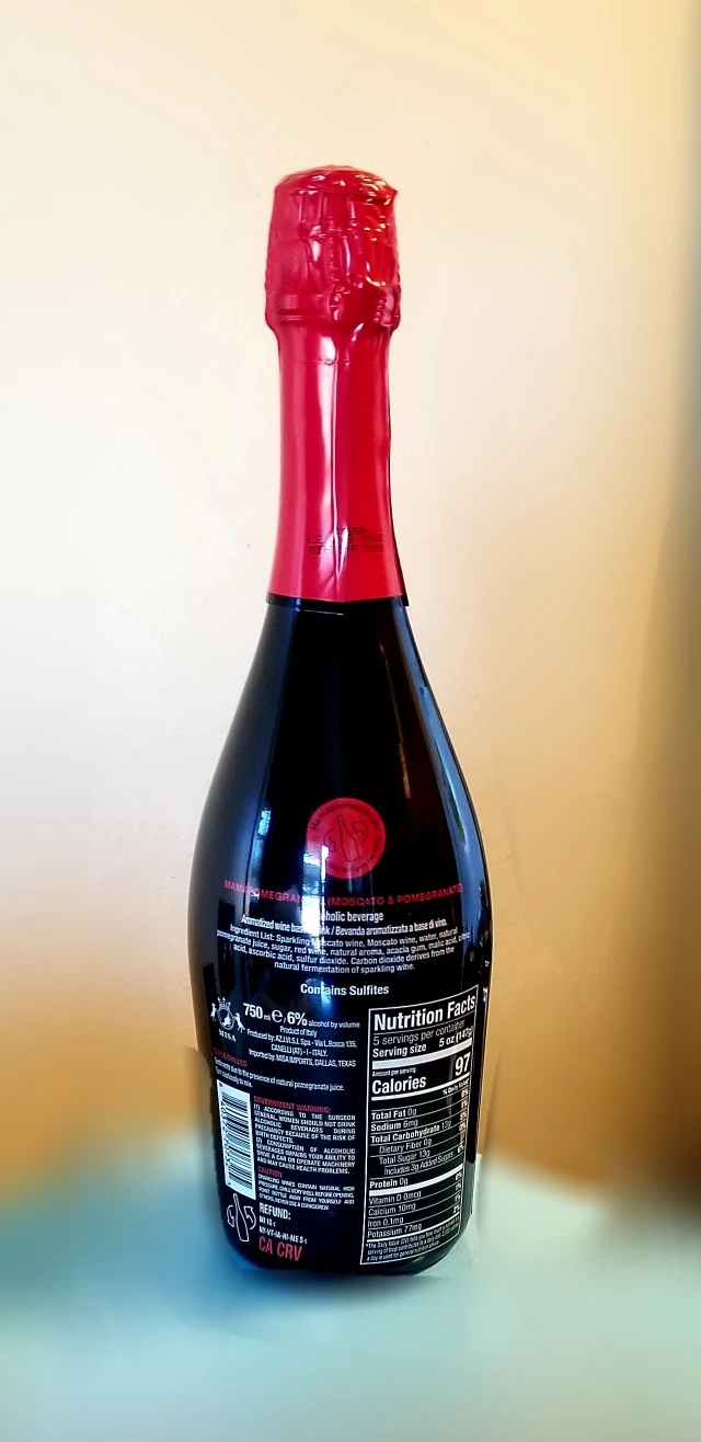 NEW Mama Pomegranate Moscato + Pomegranate Beverage ⚽ - photo 2