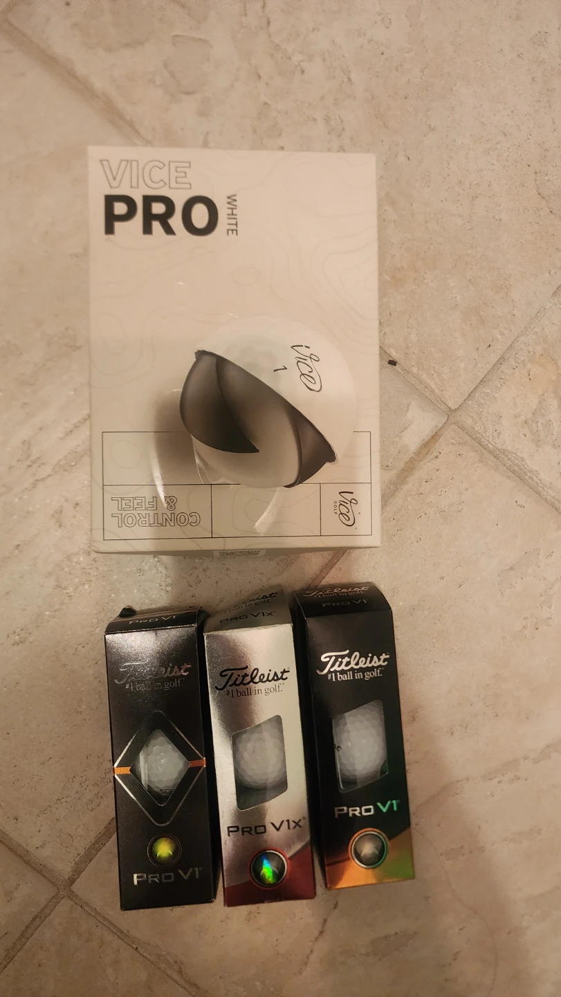 Titleist Pro V1 Golf Balls - Set of . $30 . Vice pro dozen $20