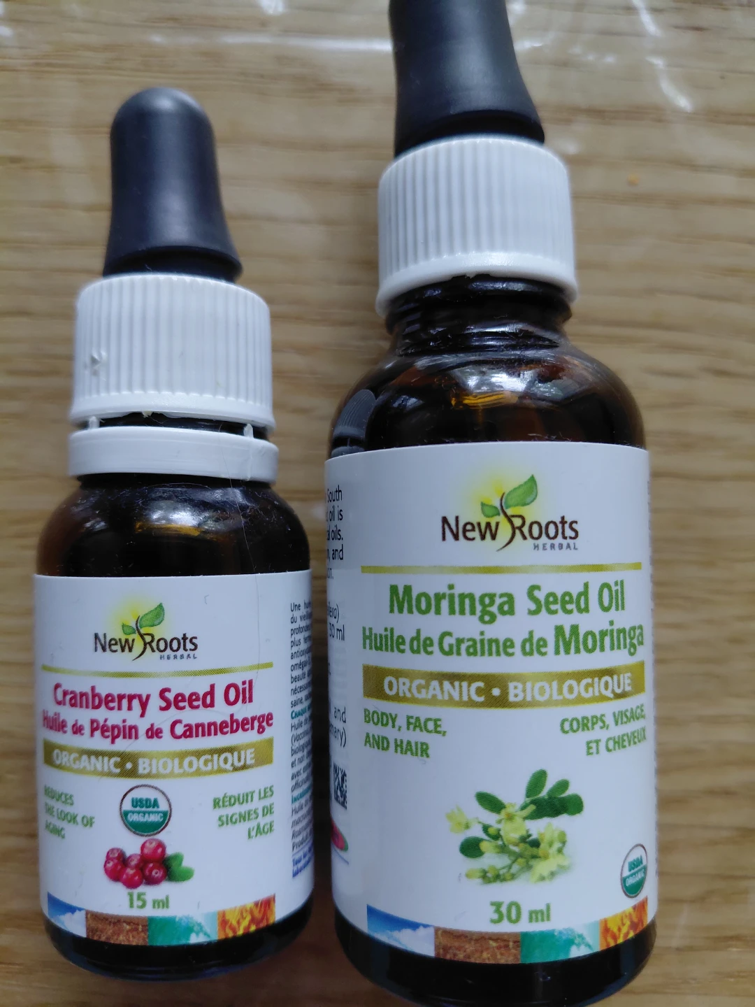 FREE! Herbal Moringa Seed Oil & Cranberry Seed Oil