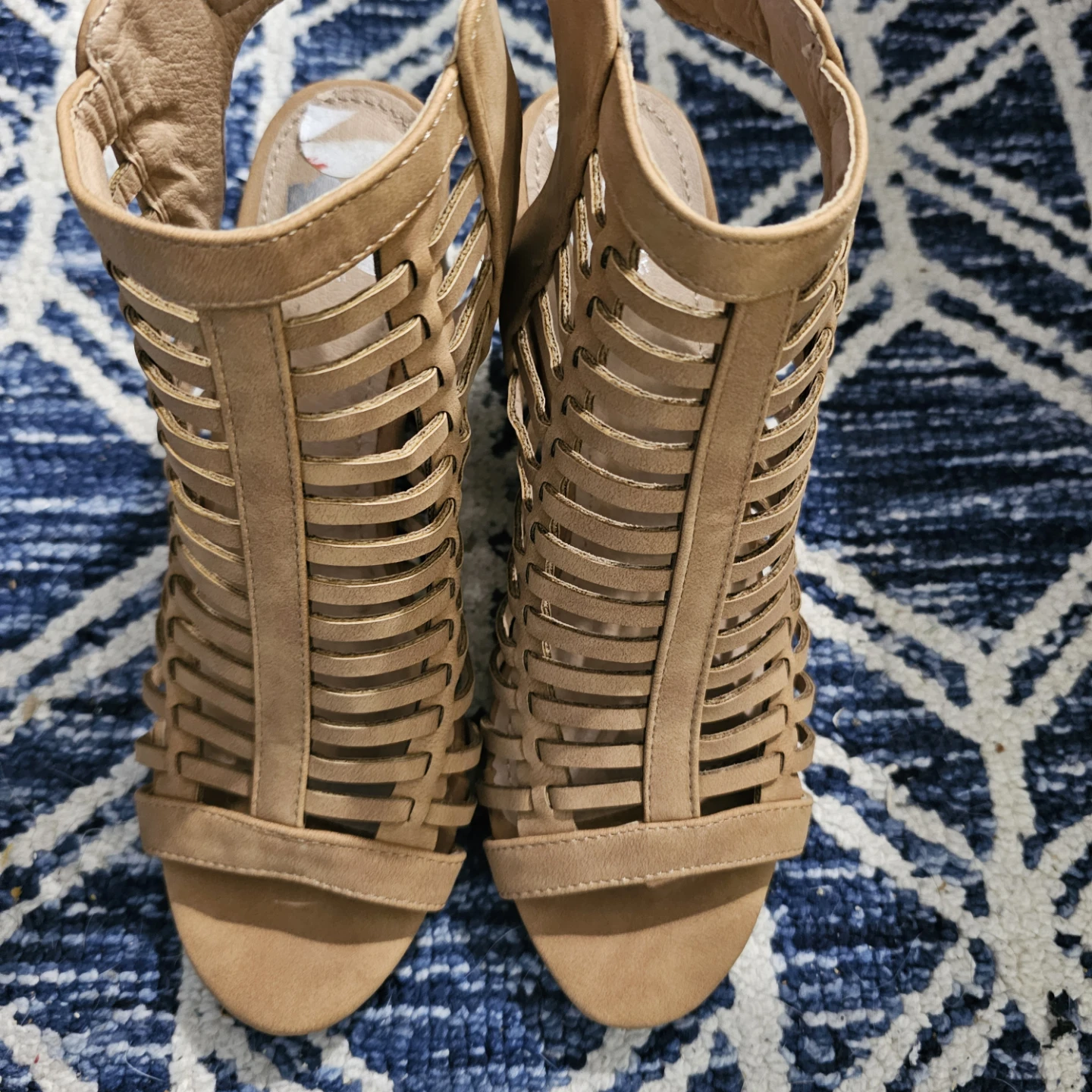 Carmina WMS 7 Tan Cage Heels - photo 2