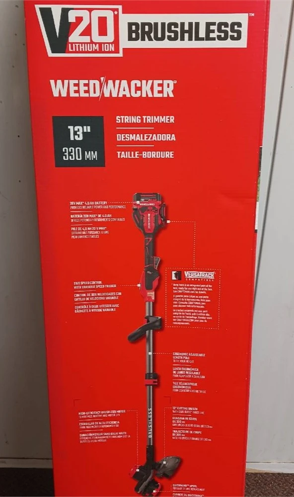 Craftsman V20 Brushless WeedWacker String Trimmer - photo 3