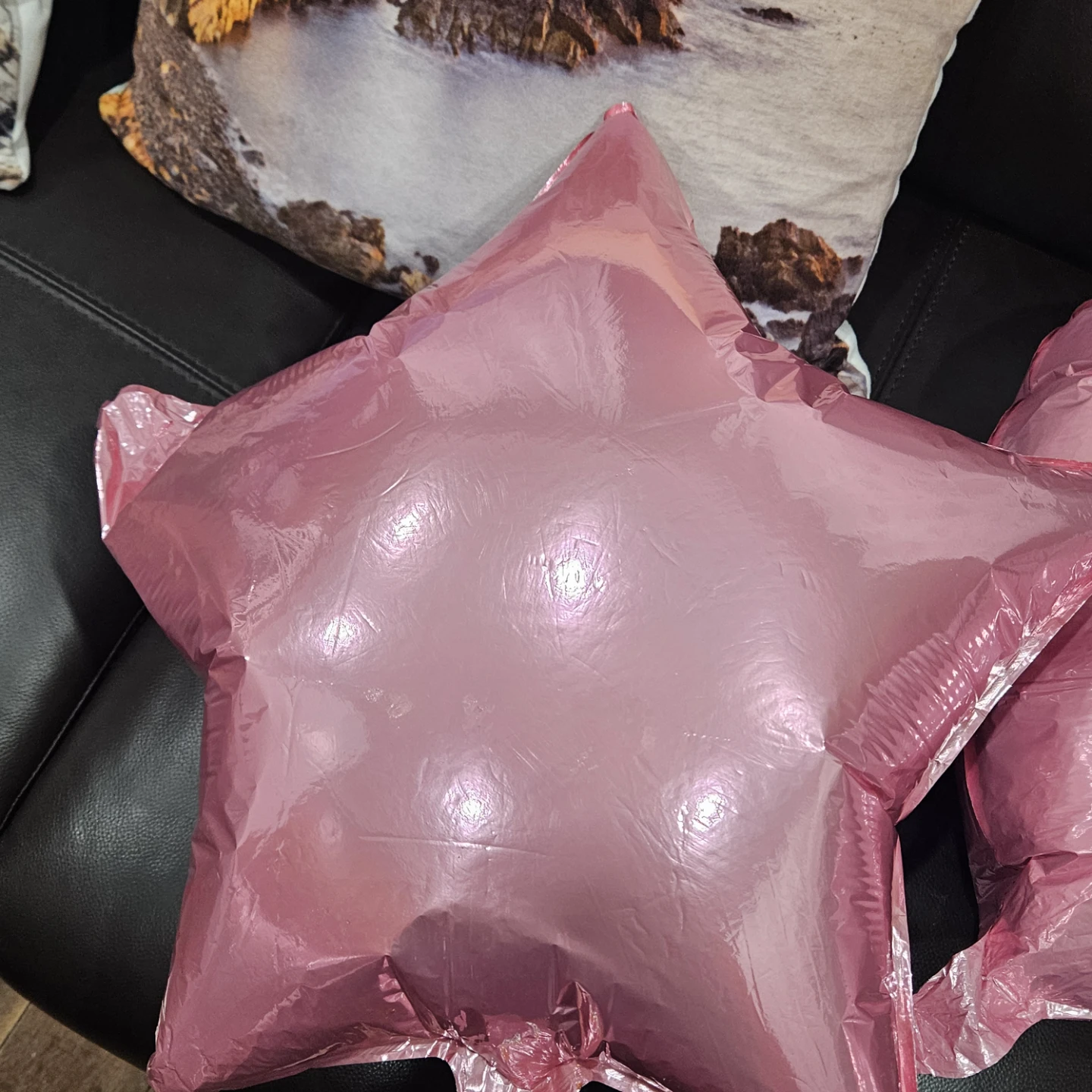 Pink Castle, Heart, Star & Number 1 Balloons - photo 3