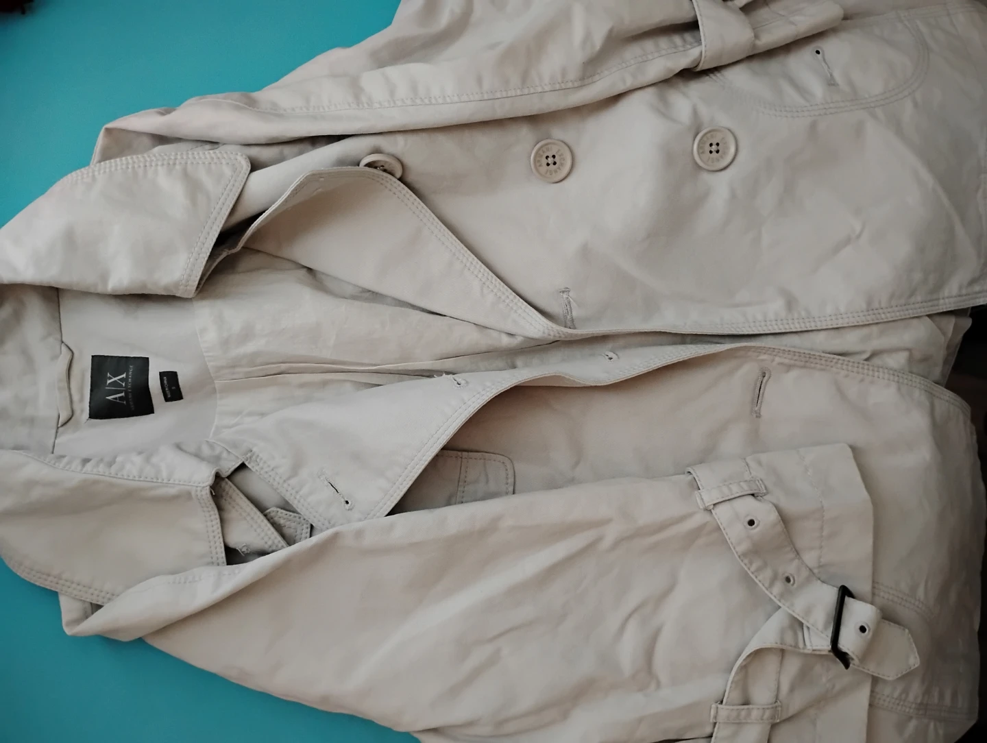 Armani Exchange AX Trench Coat Size S