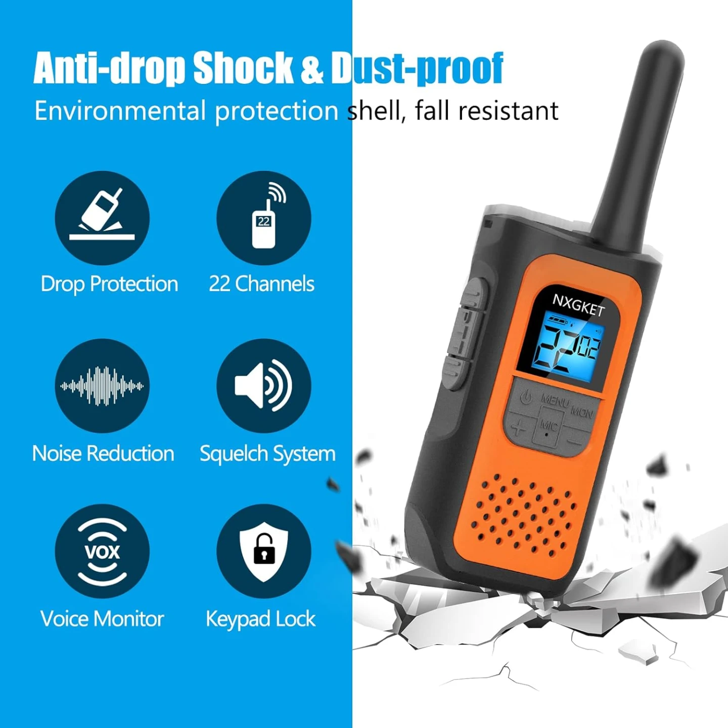 Walkie Talkies for Kids Adults 3 Pack - photo 3
