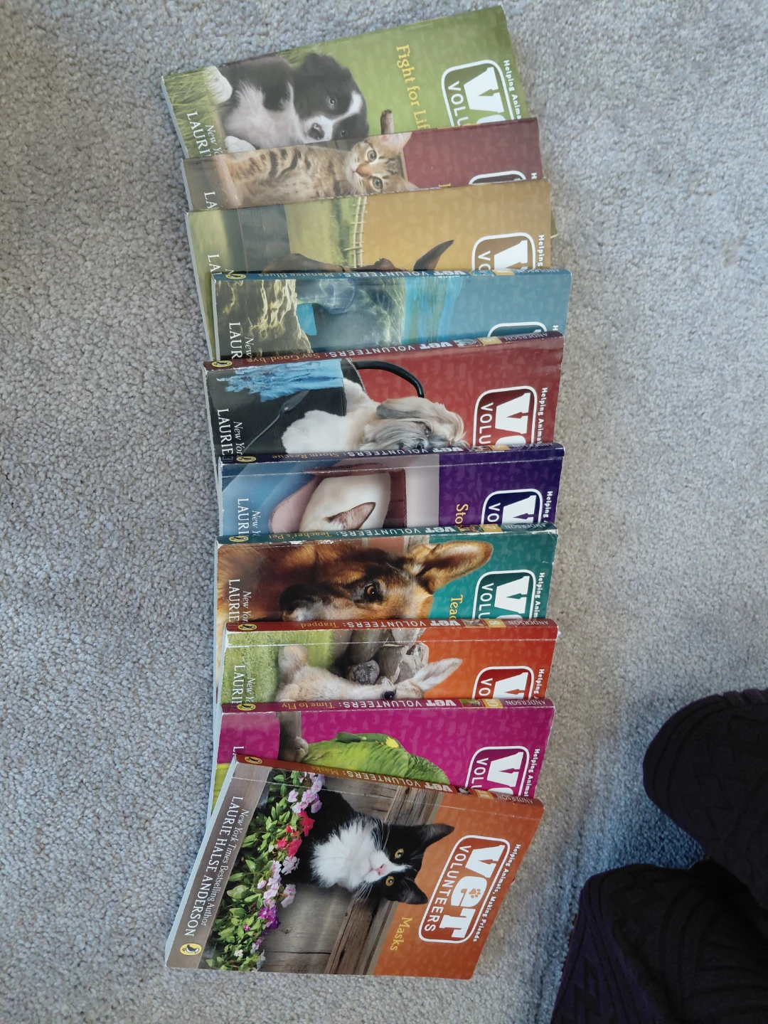 Vet volunteers book series.