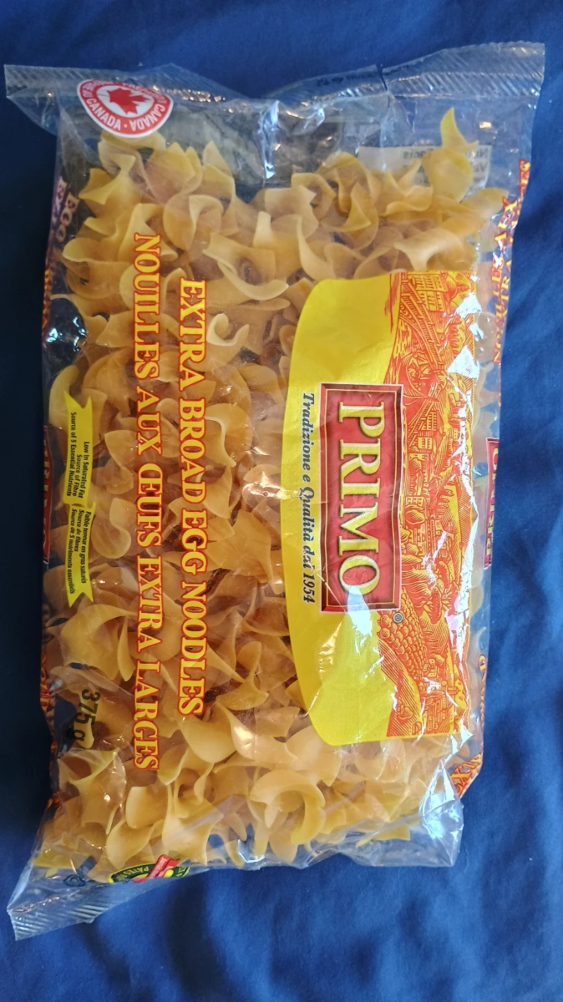 Primo Extra Broad Egg Noodles 375g