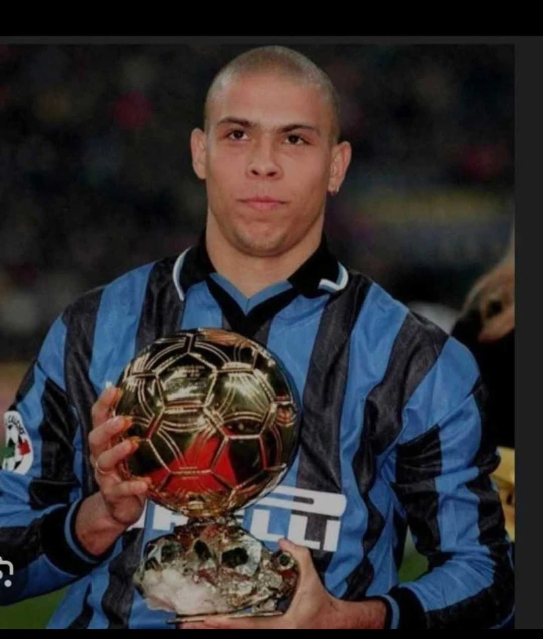 ⚽️ 1996-97 Inter Milan #10 Ronaldo Long sleeveLarge - photo 4