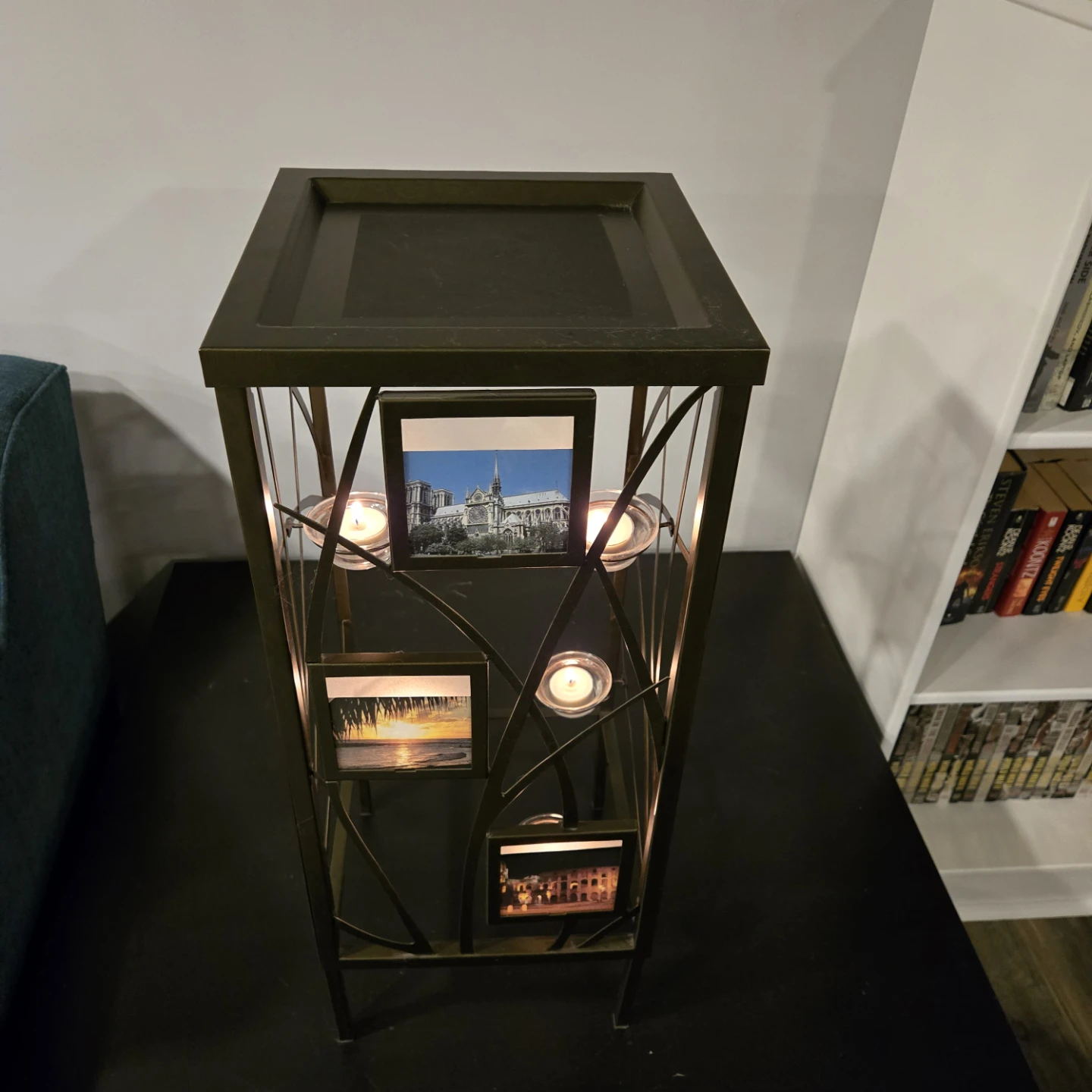 Vintage  Partylite Table - Photo Frame Candle Holder - photo 2